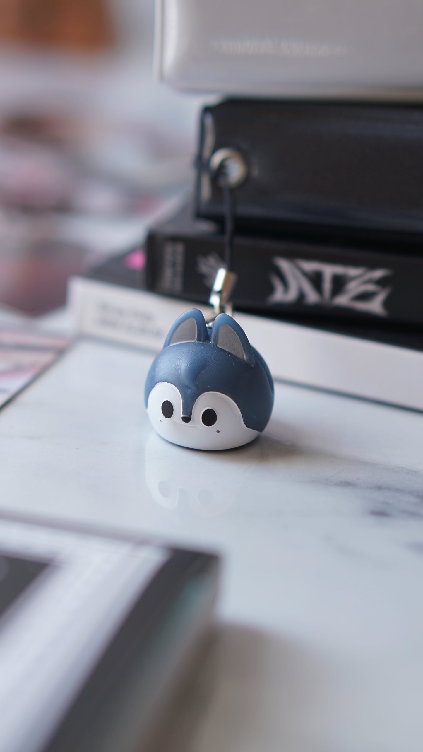 Wolfchan charm / photocard holder / toploder holder