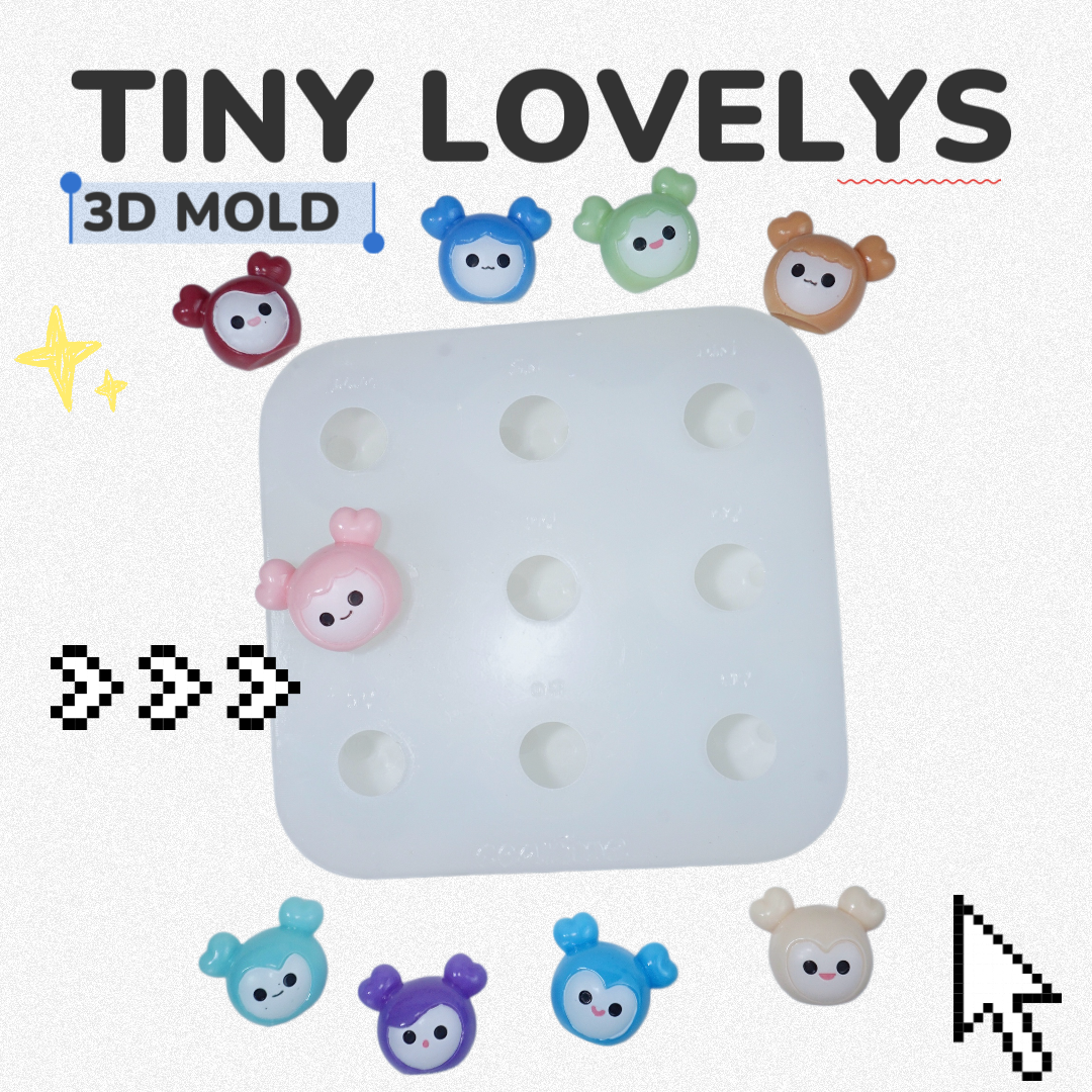 Tiny lovelys 3D mold