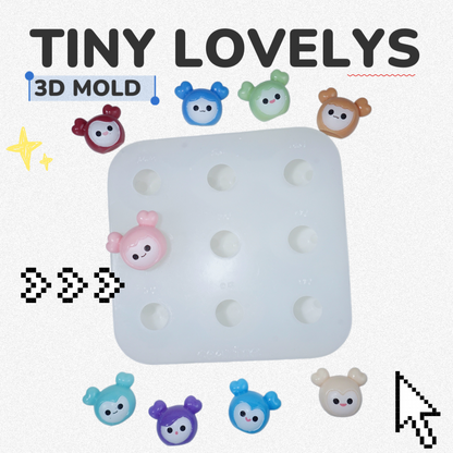 Tiny lovelys 3D mold