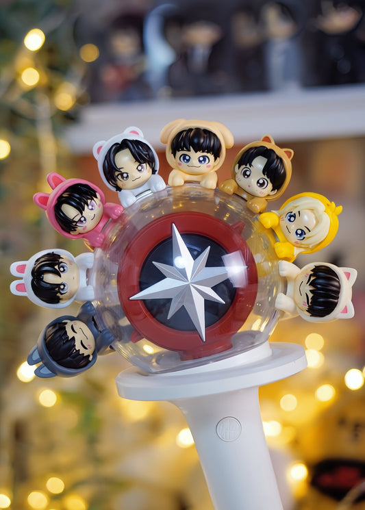 Tiny Straykids lightstick hipper OT8 set