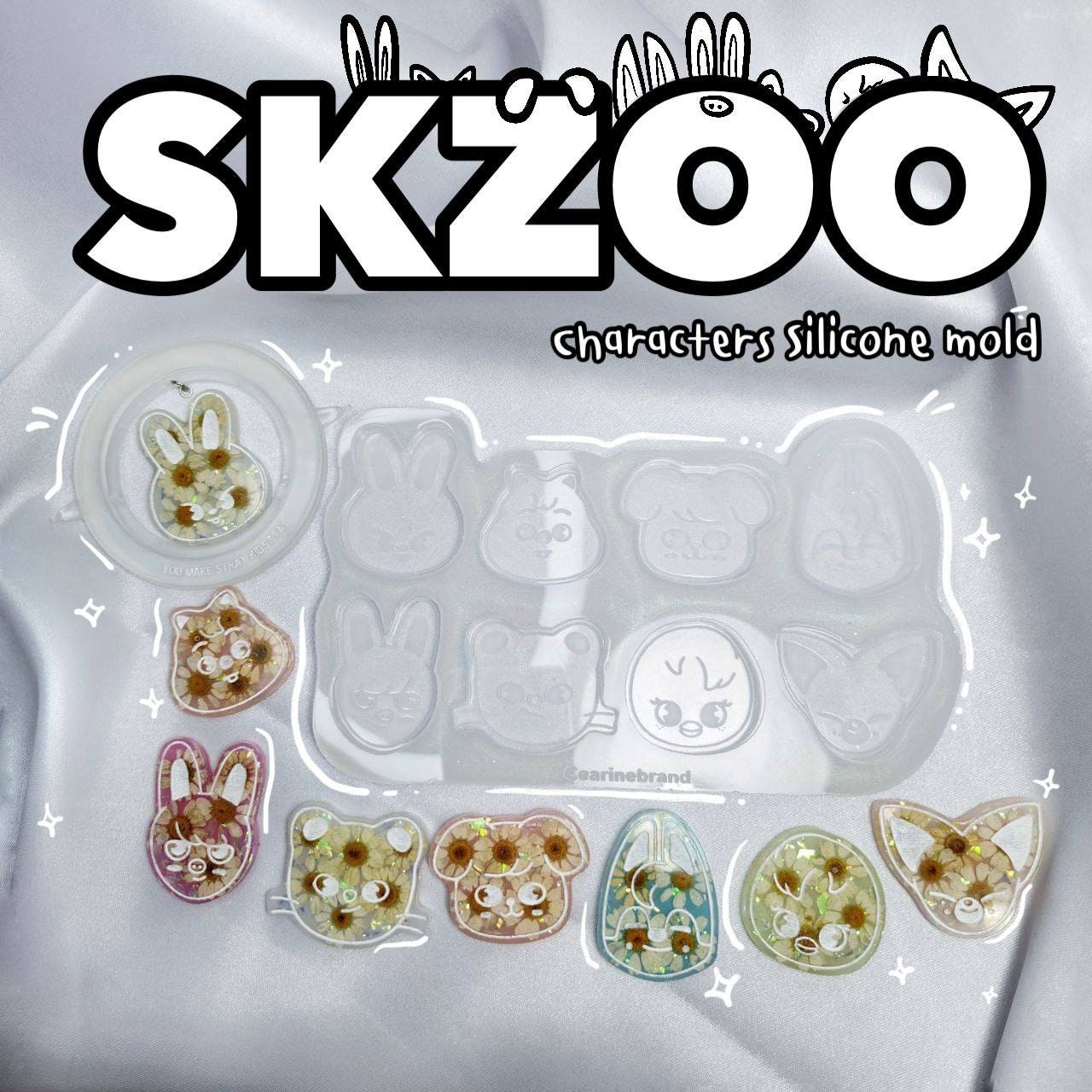 SKZOO characters silicone mold / stray kids characters silicone mold