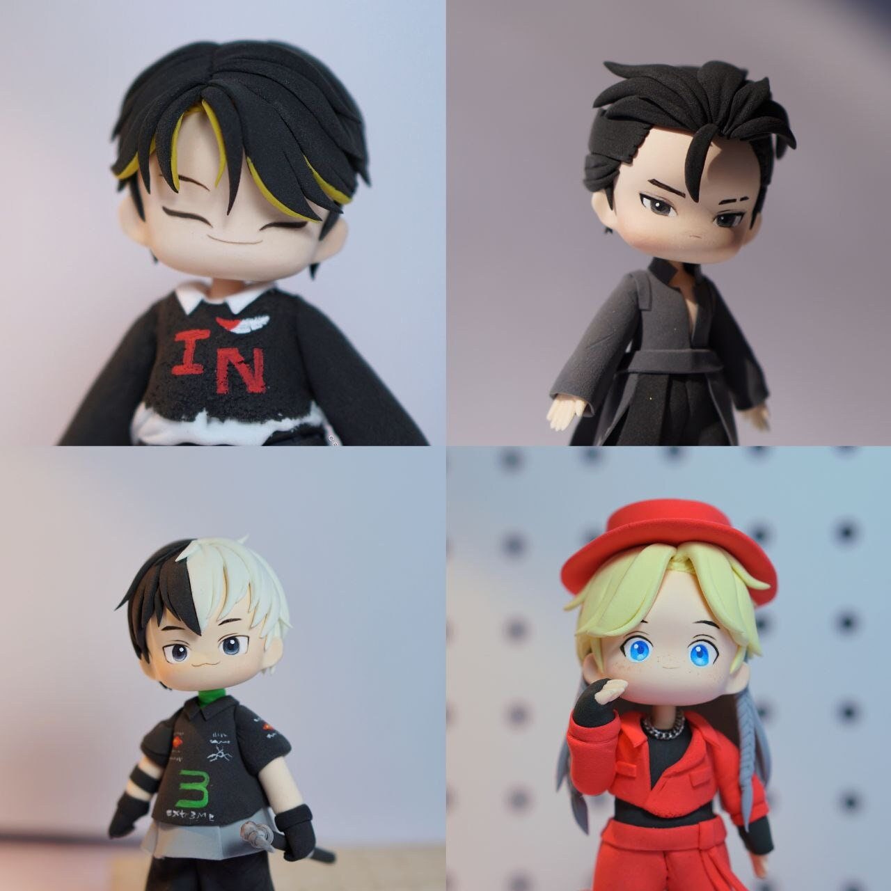 Chibi clay figure (ready to ship)