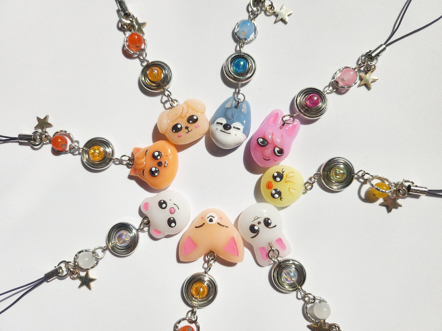 SKZOO phone charm resin keychains